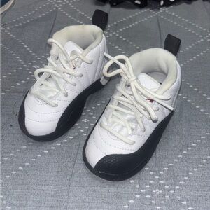 Kids White and Black Sneakers